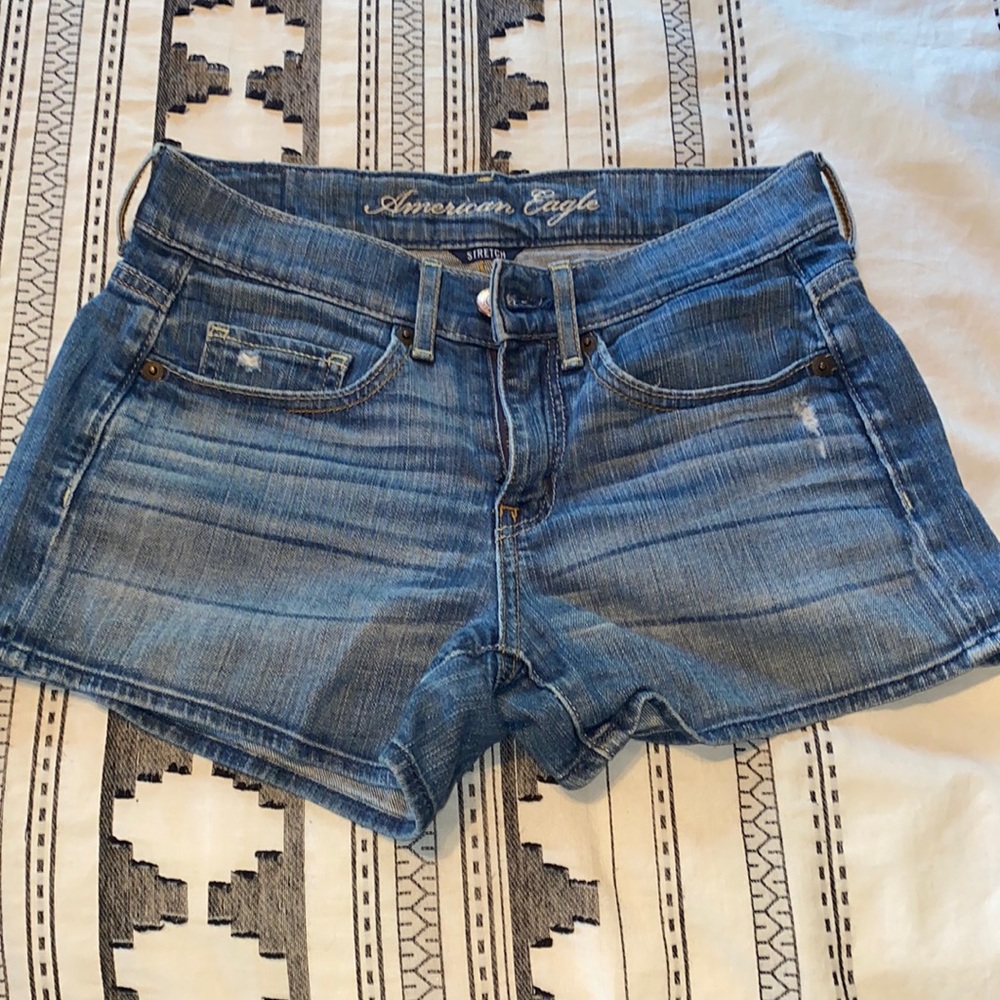 American eagle jean shorts